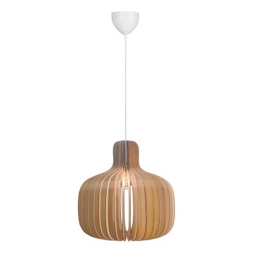 Nordlux - Κρεμαστό φωτιστικό με καλώδιο HAZO 1xE27/60W/230V μπεζ