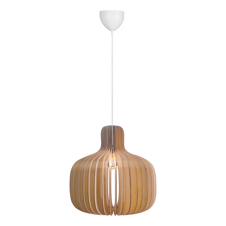 Nordlux - Κρεμαστό φωτιστικό με καλώδιο HAZO 1xE27/60W/230V μπεζ