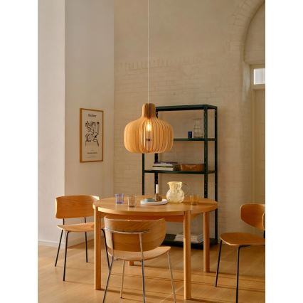 Nordlux - Κρεμαστό φωτιστικό με καλώδιο HAZO 1xE27/60W/230V μπεζ