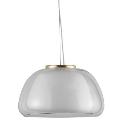 Nordlux - Κρεμαστό φωτιστικό με καλώδιο JELLY 1xE27/40W/230V λευκό/διάφανο