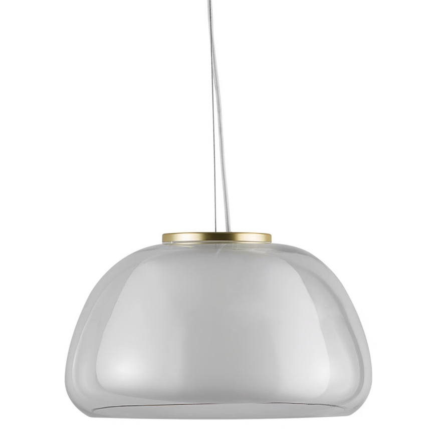 Nordlux - Κρεμαστό φωτιστικό με καλώδιο JELLY 1xE27/40W/230V λευκό/διάφανο