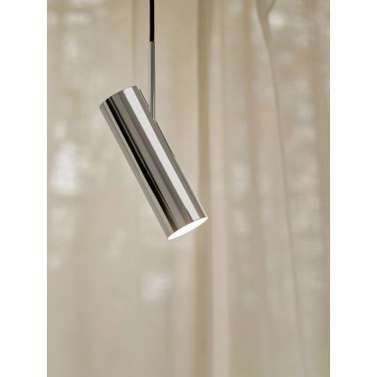 Nordlux - Κρεμαστό φωτιστικό με καλώδιο MIB 1xGU10/20W/230V γυαλιστερό χρώμιο