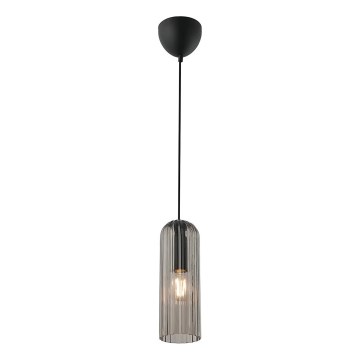 Nordlux - Κρεμαστό φωτιστικό με καλώδιο MIELLA 1xE27/25W/230V καπνιστό