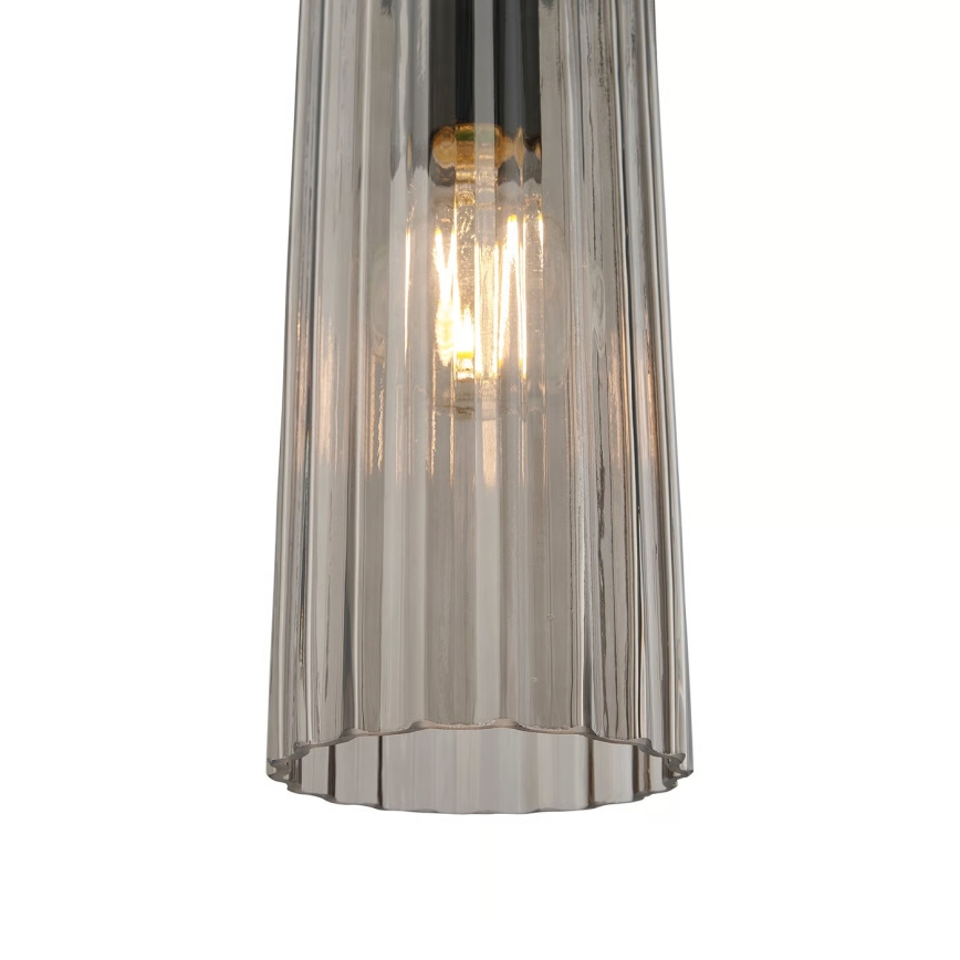 Nordlux - Κρεμαστό φωτιστικό με καλώδιο MIELLA 1xE27/25W/230V καπνιστό