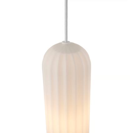 Nordlux - Κρεμαστό φωτιστικό με καλώδιο MIELLA 1xE27/25W/230V λευκό
