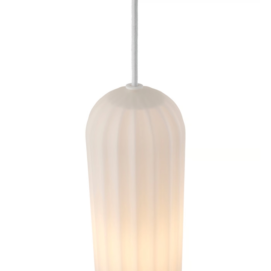 Nordlux - Κρεμαστό φωτιστικό με καλώδιο MIELLA 1xE27/25W/230V λευκό