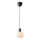 Nordlux - Κρεμαστό φωτιστικό με καλώδιο MILFORD 1xE27/40W/230V μαύρο