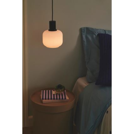 Nordlux - Κρεμαστό φωτιστικό με καλώδιο MILFORD 1xE27/40W/230V μαύρο