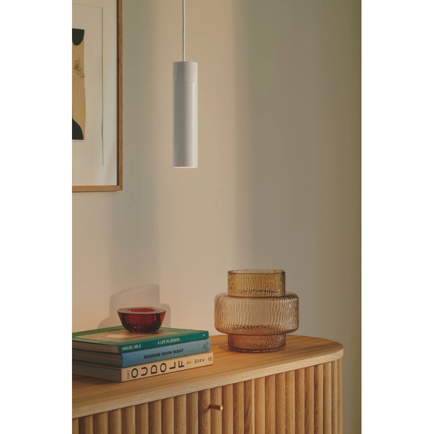 Nordlux - Κρεμαστό φωτιστικό με καλώδιο TILO 1xGU10/15W/230V λευκό