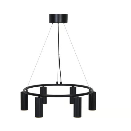 Nordlux - Κρεμαστό φωτιστικό με καλώδιο VICO 6xGU10/5W/230V μαύρο
