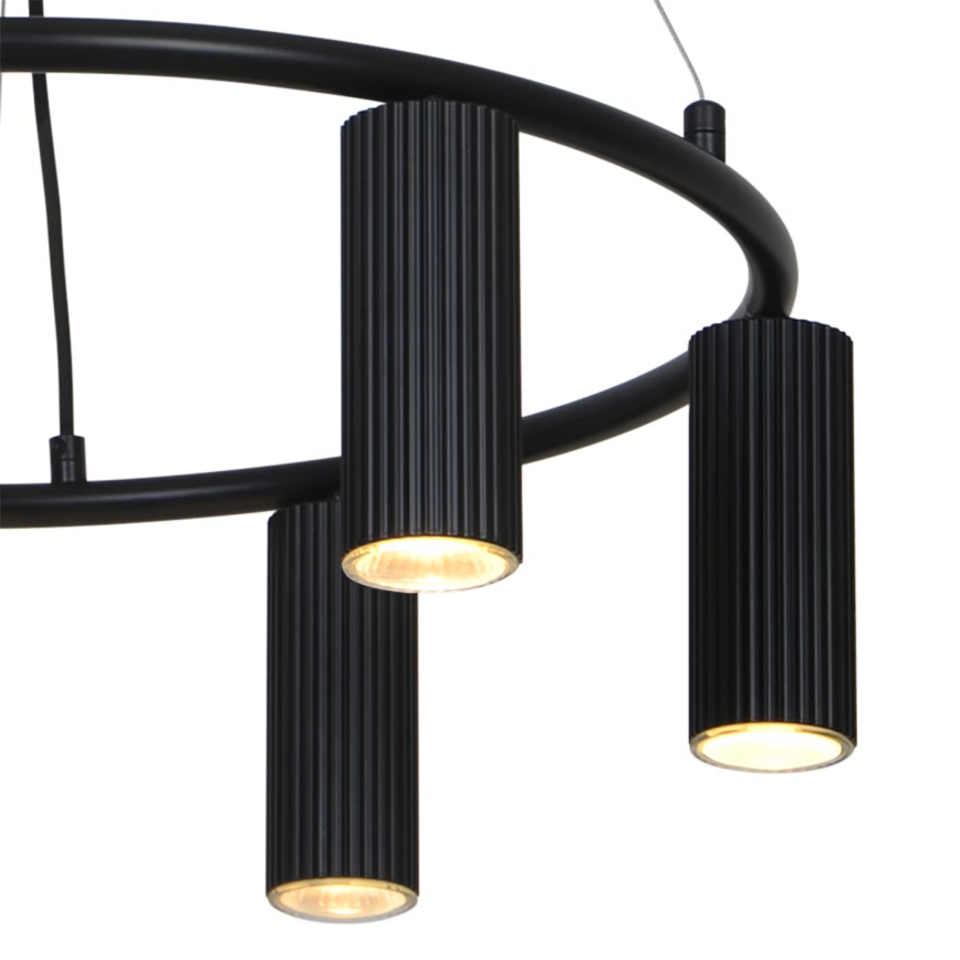 Nordlux - Κρεμαστό φωτιστικό με καλώδιο VICO 6xGU10/5W/230V μαύρο