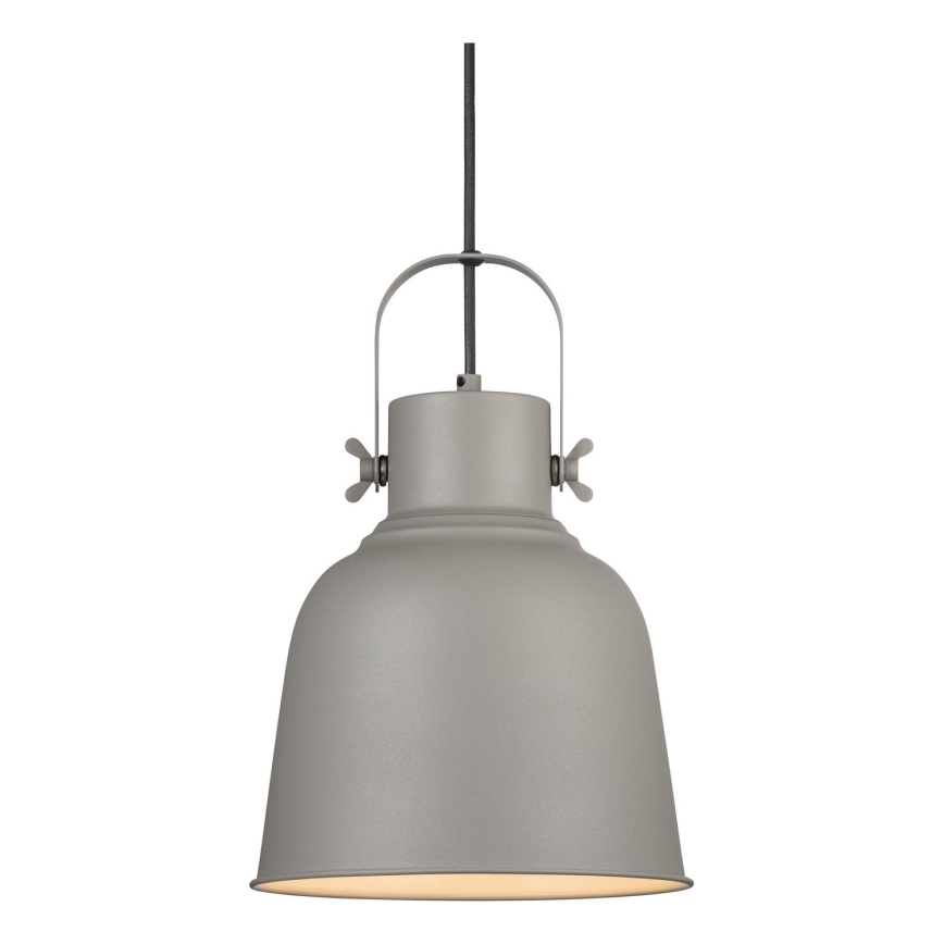 Nordlux - Κρεμαστό φωτιστικό οροφής ADRIAN 1xE27/25W/230V διάμετρος 25 cm γκρι