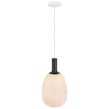 Nordlux - Κρεμαστό φωτιστικό οροφής ALTON 1xE27/60W/230V λευκό/μαύρο/χάλκινο