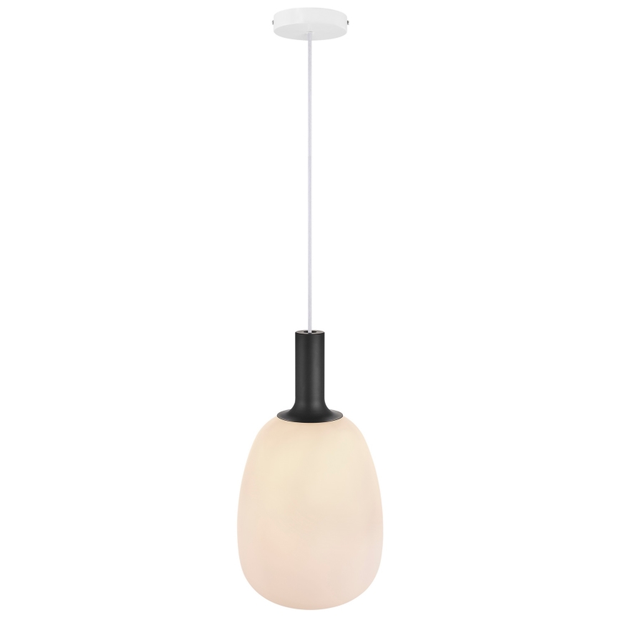 Nordlux - Κρεμαστό φωτιστικό οροφής ALTON 1xE27/60W/230V λευκό/μαύρο/χάλκινο