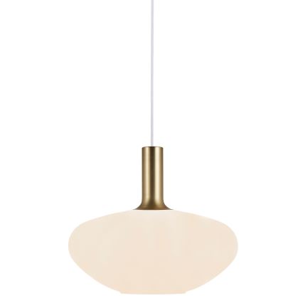 Nordlux - Κρεμαστό φωτιστικό οροφής ALTON 1xE27/60W/230V λευκό/μαύρο/χάλκινο