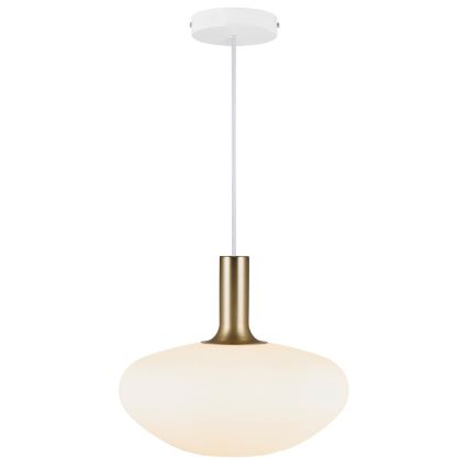 Nordlux - Κρεμαστό φωτιστικό οροφής ALTON 1xE27/60W/230V λευκό/μαύρο/χάλκινο