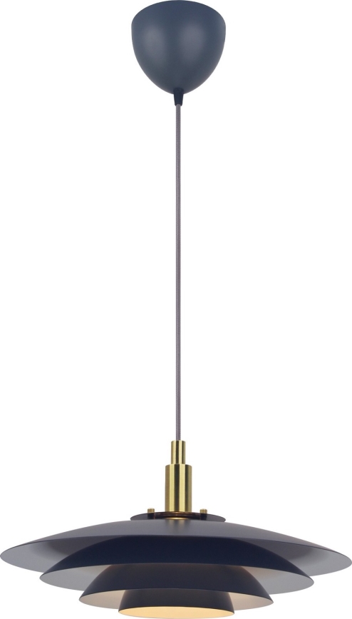 Nordlux - Κρεμαστό φωτιστικό οροφής BRETAGNE 1xG9/25W/230V ανθρακί