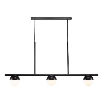 Nordlux - Κρεμαστό φωτιστικό οροφής CONTINA 3xG9/5W/230V μαύρο