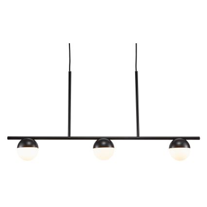 Nordlux - Κρεμαστό φωτιστικό οροφής CONTINA 3xG9/5W/230V μαύρο
