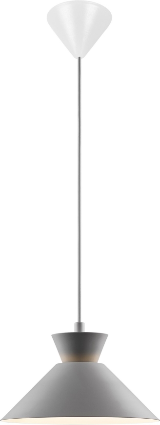 Nordlux - Κρεμαστό φωτιστικό οροφής DIAL 1xE27/40W/230V διάμετρος 25 cm γκρι