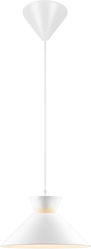 Nordlux - Κρεμαστό φωτιστικό οροφής DIAL 1xE27/40W/230V διάμετρος 25 cm λευκό