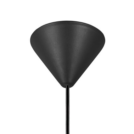 Nordlux - Κρεμαστό φωτιστικό οροφής DIAL 1xE27/40W/230V διάμετρος 25 cm μαύρο