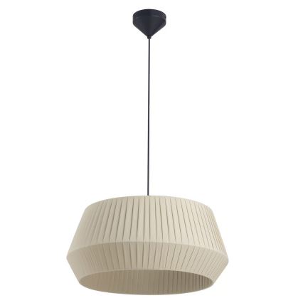 Nordlux - Κρεμαστό φωτιστικό οροφής DICTE 1xE27/60W/230V pr.53 cm μπεζ