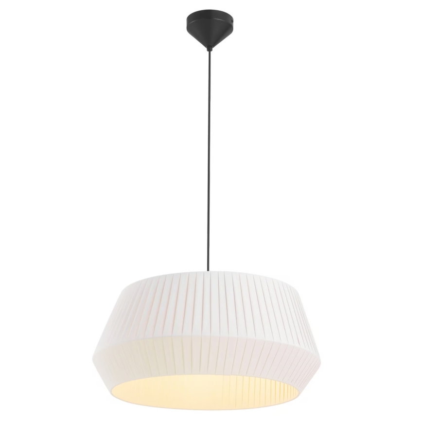 Nordlux - Κρεμαστό φωτιστικό οροφής DICTE 1xE27/60W/230V διάμετρος 53 cm λευκό