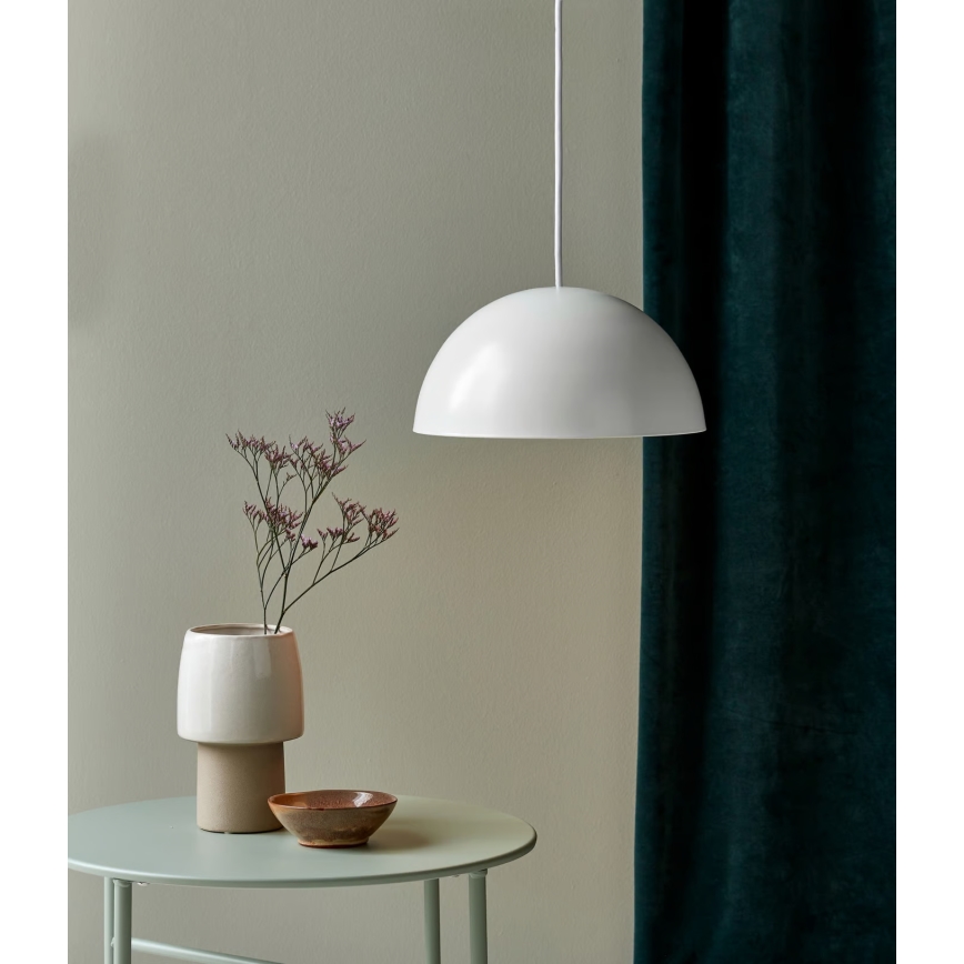 Nordlux - Κρεμαστό φωτιστικό οροφής ELLEN 1xE27/40W/230V λευκό