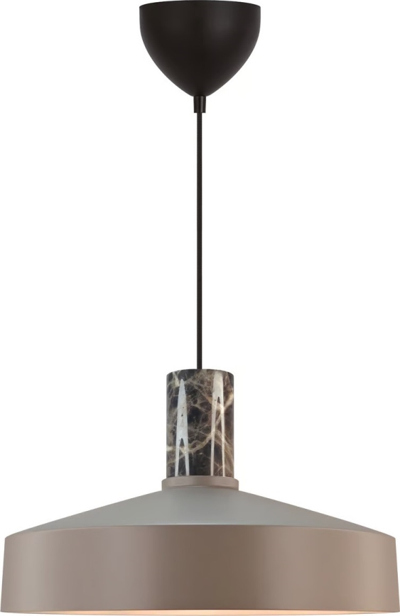 Nordlux - Κρεμαστό φωτιστικό οροφής ELVAS 1xE27/60W/230V διάμετρος 37,5 cm καφέ