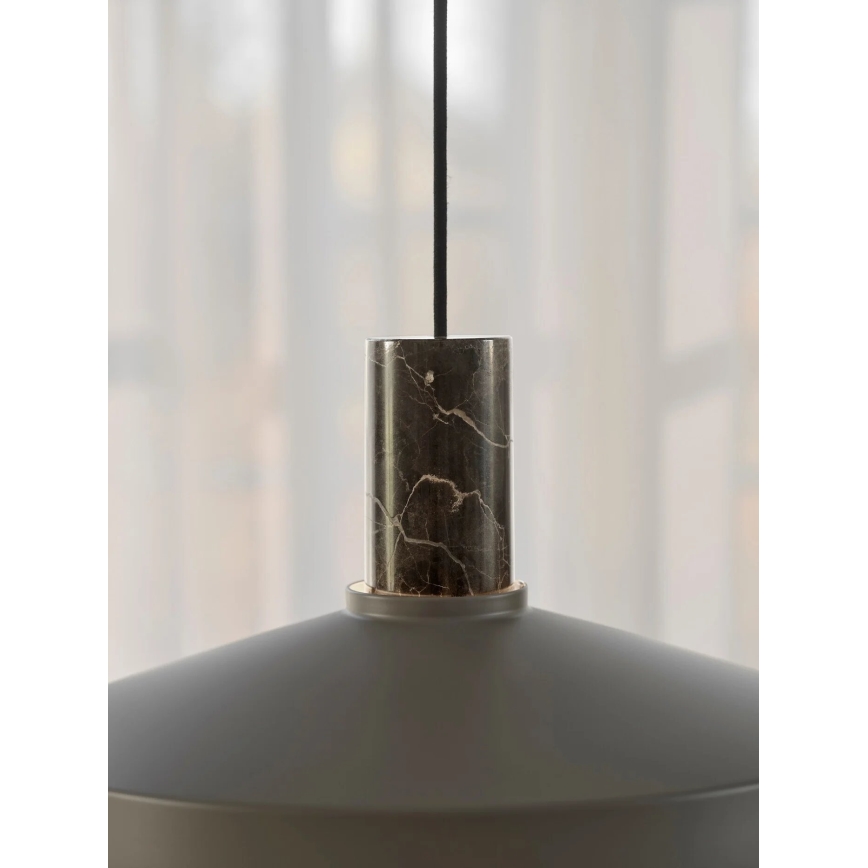 Nordlux - Κρεμαστό φωτιστικό οροφής ELVAS 1xE27/60W/230V διάμετρος 37,5 cm καφέ