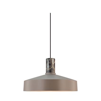 Nordlux - Κρεμαστό φωτιστικό οροφής ELVAS 1xE27/60W/230V διάμετρος 37,5 cm καφέ