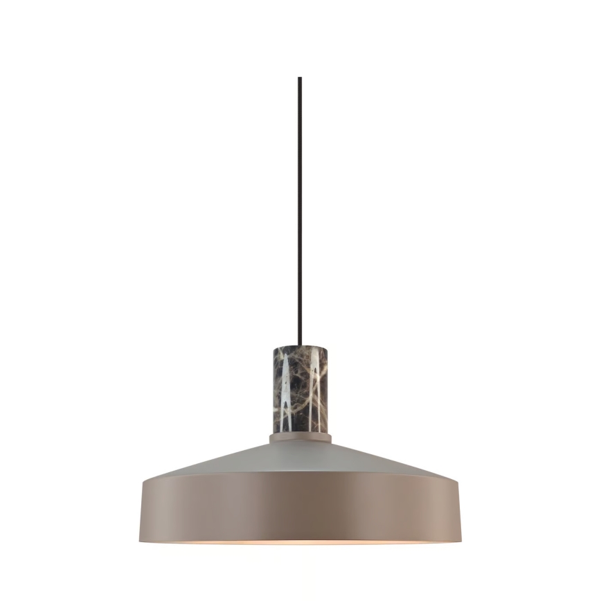 Nordlux - Κρεμαστό φωτιστικό οροφής ELVAS 1xE27/60W/230V διάμετρος 37,5 cm καφέ