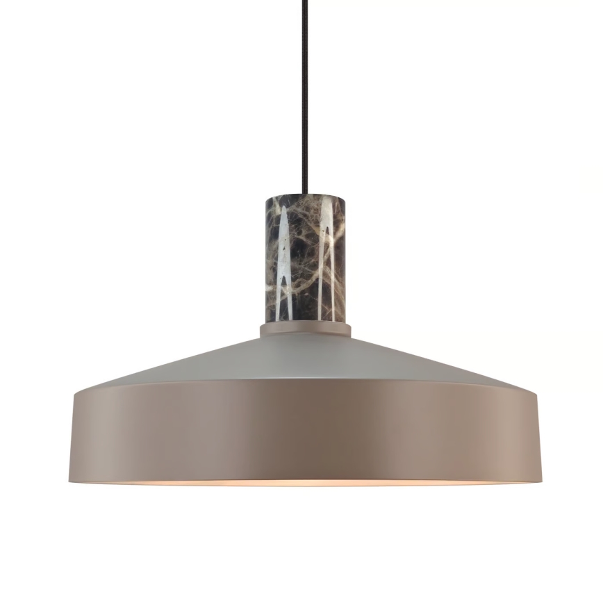 Nordlux - Κρεμαστό φωτιστικό οροφής ELVAS 1xE27/60W/230V διάμετρος 37,5 cm καφέ