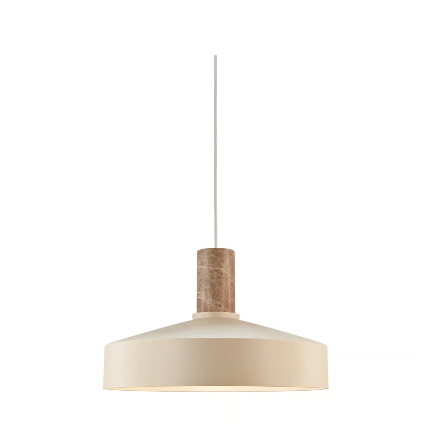 Nordlux - Κρεμαστό φωτιστικό οροφής ELVAS 1xE27/60W/230V διάμετρος 37,5 cm μπεζ