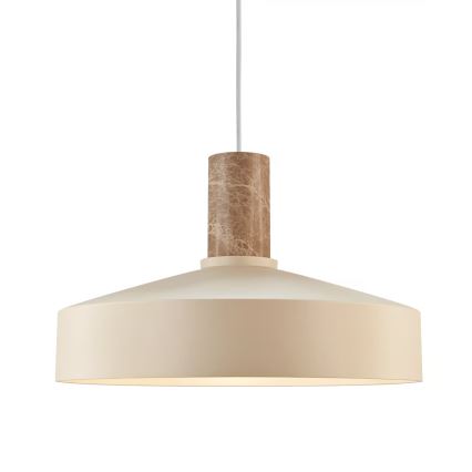 Nordlux - Κρεμαστό φωτιστικό οροφής ELVAS 1xE27/60W/230V διάμετρος 37,5 cm μπεζ