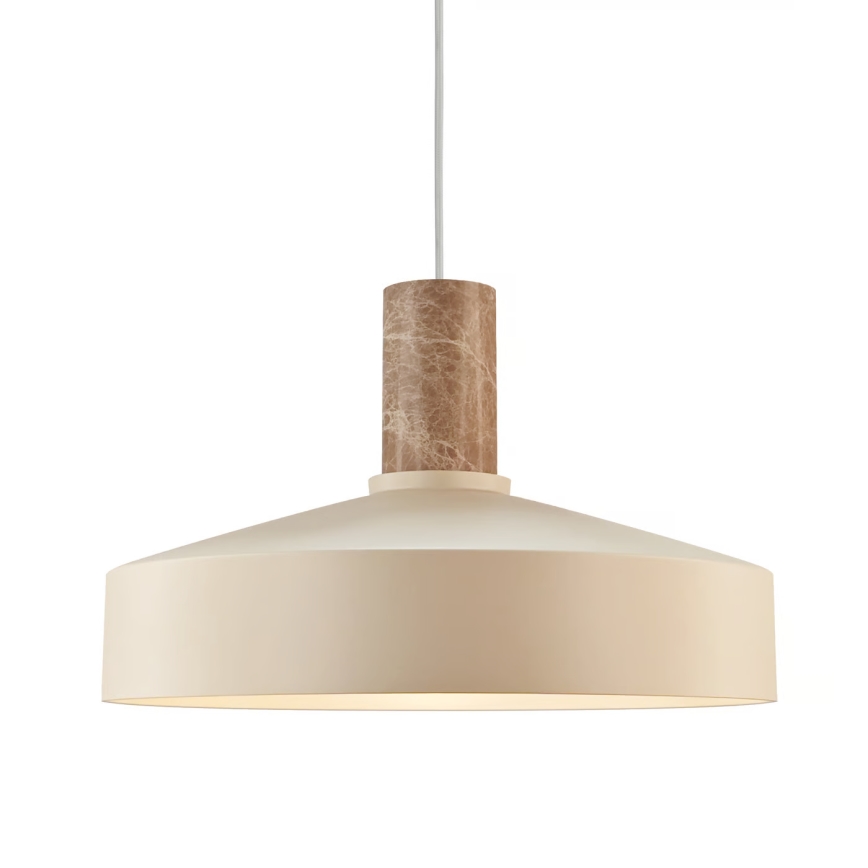 Nordlux - Κρεμαστό φωτιστικό οροφής ELVAS 1xE27/60W/230V διάμετρος 37,5 cm μπεζ