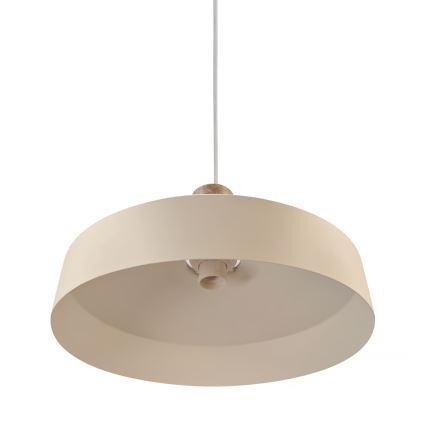 Nordlux - Κρεμαστό φωτιστικό οροφής ELVAS 1xE27/60W/230V διάμετρος 37,5 cm μπεζ