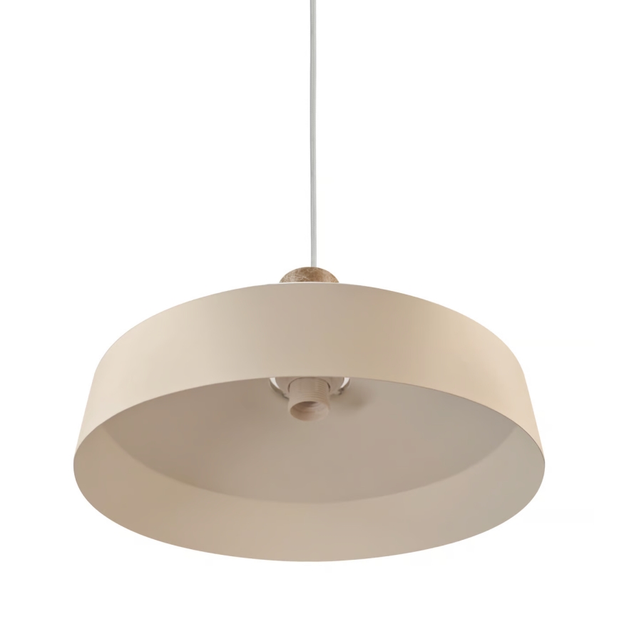 Nordlux - Κρεμαστό φωτιστικό οροφής ELVAS 1xE27/60W/230V διάμετρος 37,5 cm μπεζ