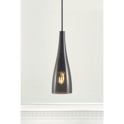 Nordlux - Κρεμαστό φωτιστικό οροφής EMBLA 1xE27/40W/230V μαύρο