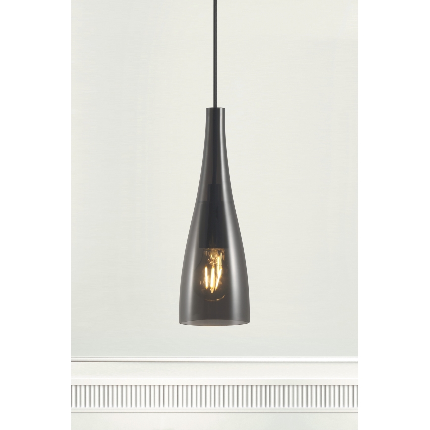 Nordlux - Κρεμαστό φωτιστικό οροφής EMBLA 1xE27/40W/230V μαύρο