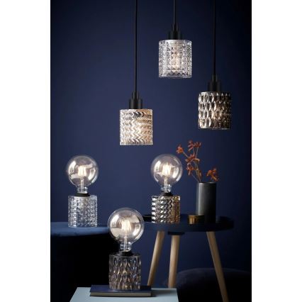 Nordlux - Κρεμαστό φωτιστικό οροφής HOLLYWOOD 1xE27/60W/230V διαφανές