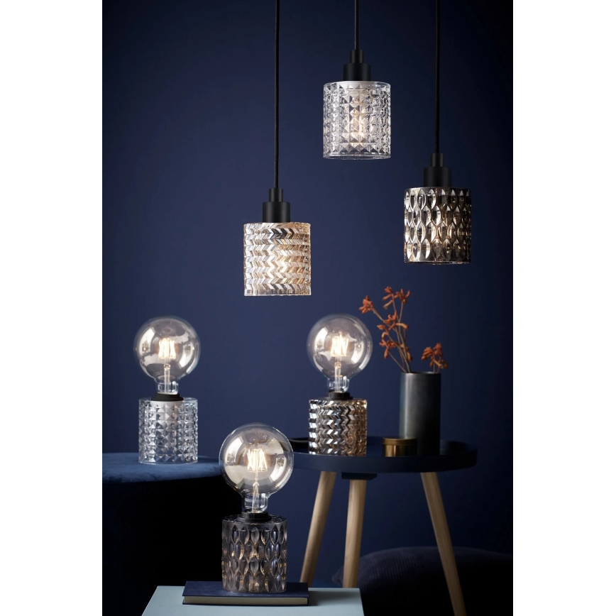 Nordlux - Κρεμαστό φωτιστικό οροφής HOLLYWOOD 1xE27/60W/230V διαφανές