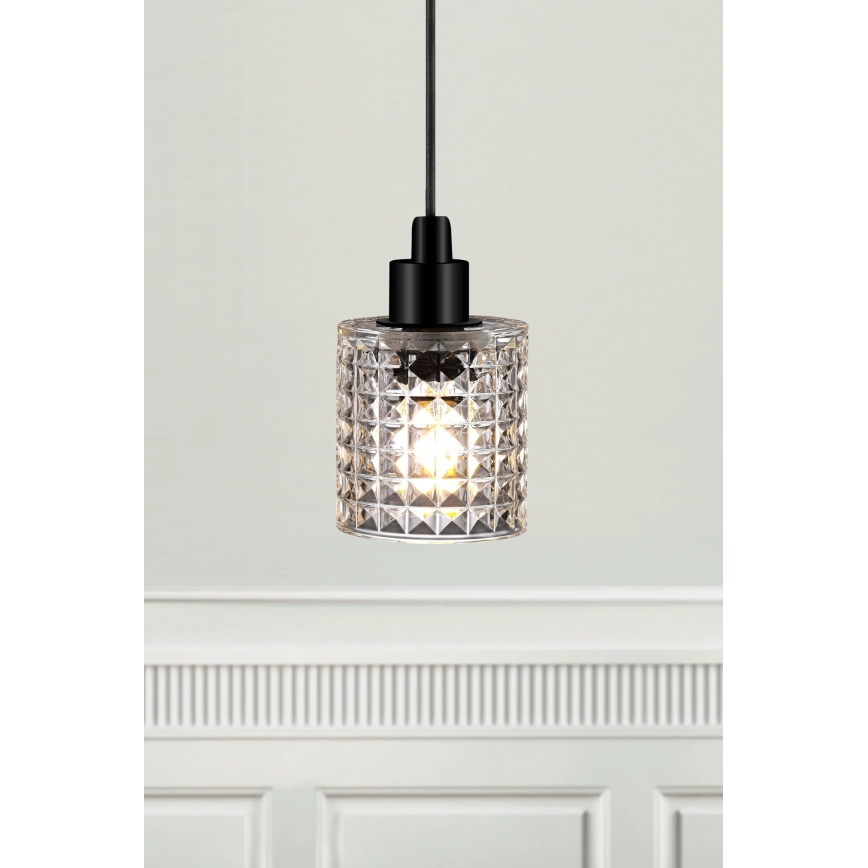 Nordlux - Κρεμαστό φωτιστικό οροφής HOLLYWOOD 1xE27/60W/230V διαφανές