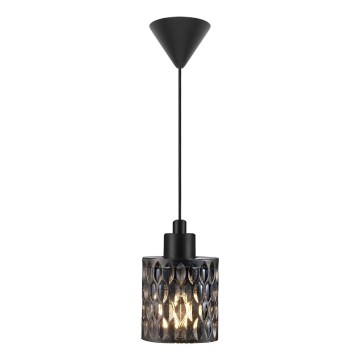 Nordlux - Κρεμαστό φωτιστικό οροφής HOLLYWOOD 1xE27/60W/230V φιμέ