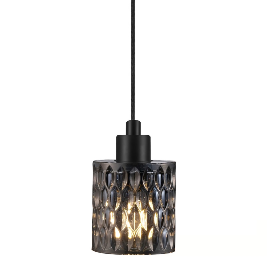 Nordlux - Κρεμαστό φωτιστικό οροφής HOLLYWOOD 1xE27/60W/230V φιμέ