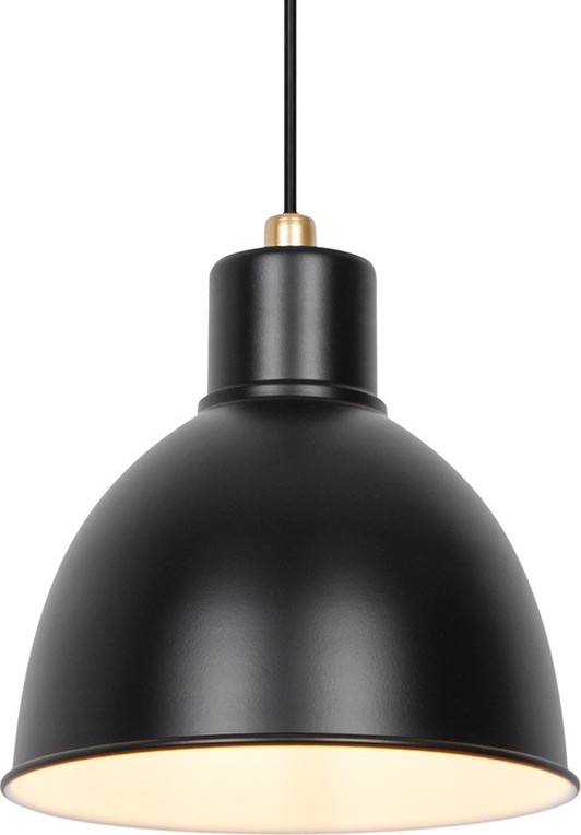 Nordlux - Κρεμαστό φωτιστικό οροφής POP 1xE27/40W/230V μαύρο/χρυσαφί