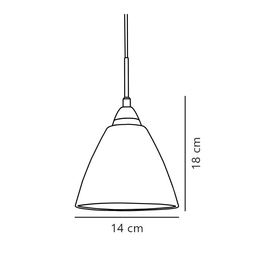 Nordlux - Κρεμαστό φωτιστικό οροφής READ 1xE14/40W/230V γυαλιστερό χρώμιο