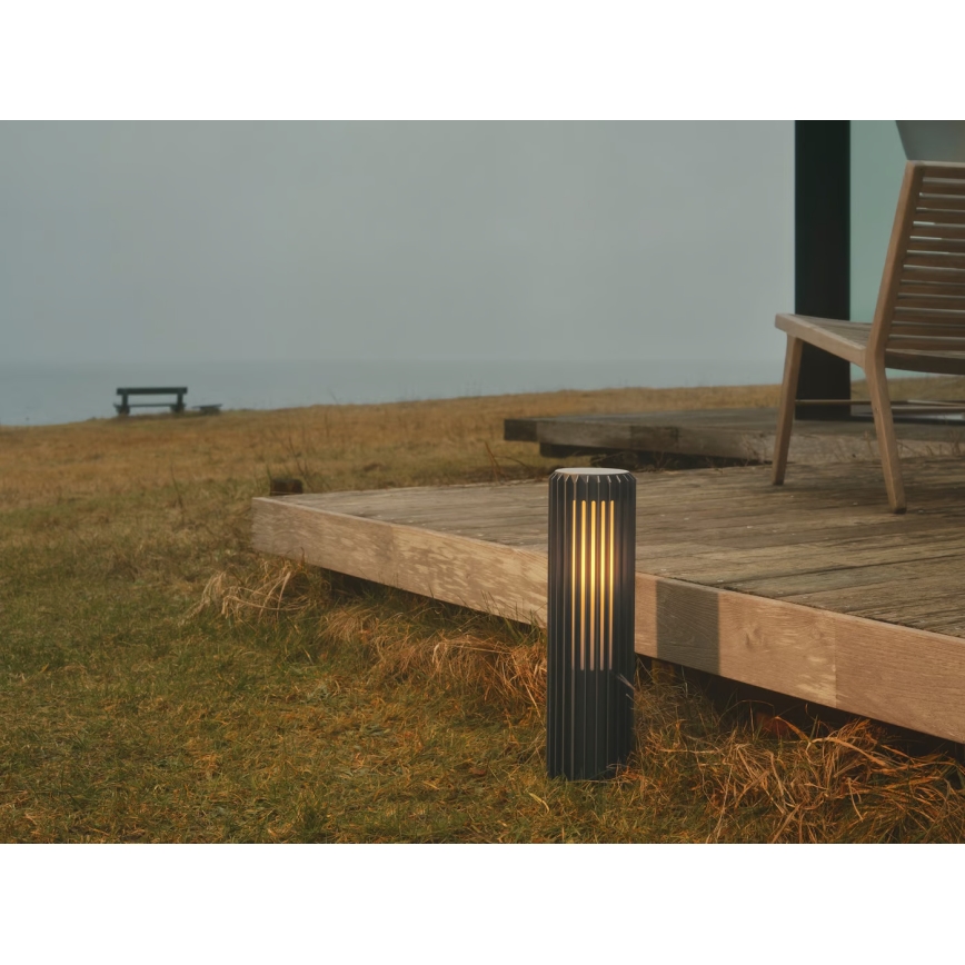 Nordlux - Λάμπα εξωτερικού χώρου ALUDRA 1xE27/15W/230V IP44 ανθρακί 45,4 cm