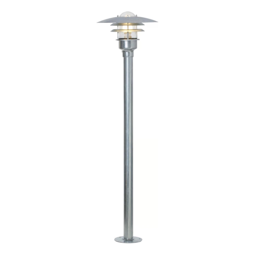 Nordlux - Λάμπα εξωτερικού χώρου LONSTRUP 1xE27/60W/230V IP44 ματ χρώμιο 116 cm